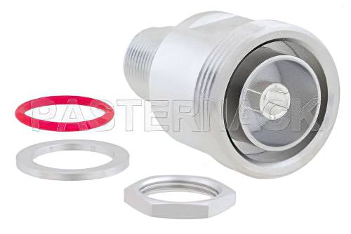 バルクヘッドマウント 7/16 DIN メス 〜 N メス アダプタ、IP67非嵌合時含む