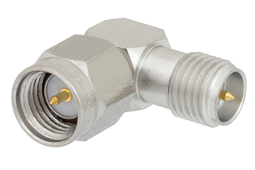 SMA オス 〜 逆極性 SMA メス 直角アダプタ