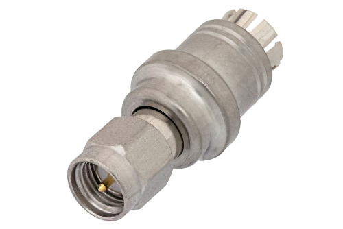 クイック着脱逆極性 SMA オス 〜 SMA オス アダプタ