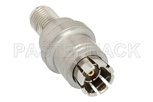 クイック着脱逆極性 SMA オス 〜 逆極性 SMA メス アダプタ