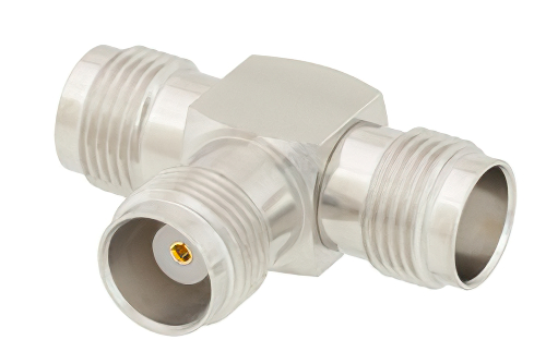 TNC 「T字」アダプタ、メス-メス-メス