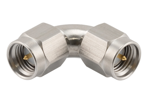 SMA Male to SMA Male Radius Right Angle Adapter