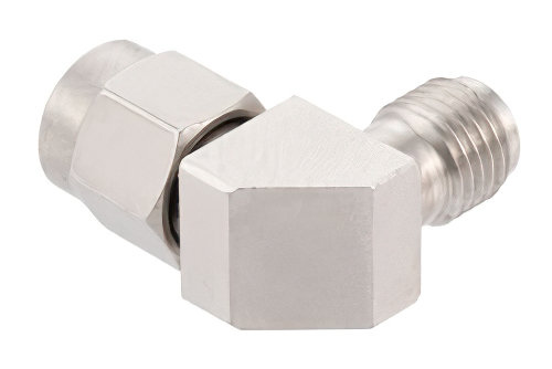 2.92mm Male to 3.5mm Female Right Angle Adapter