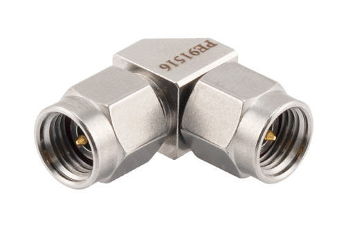 2.92mm Male to 2.92mm Male Right Angle Adapter