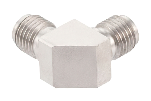 2.92mm メス 〜 2.92mm メス 留め継ぎ直角 アダプタ