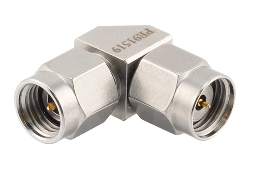 1.85mm Male to 2.92mm Male Right Angle Adapter