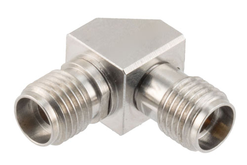 2.92mm Female to 3.5mm Female Right Angle Adapter