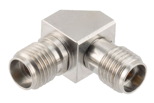 2.92mm Female to 3.5mm Female Right Angle Adapter