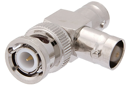 BNC 「T字」アダプタ、オス-メス-メス