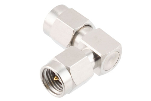 SMA オス ～ SMA オス 直角 アダプタ