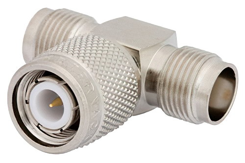 TNC 「T字」アダプタ、メス-オス-メス