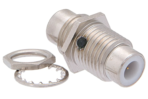 75 Ω SMC ジャック 〜 75 Ω SMC ジャック バルクヘッドマウントアダプタ