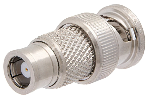 50 Ω BNC オス 〜 75 Ω SMB プラグ アダプタ