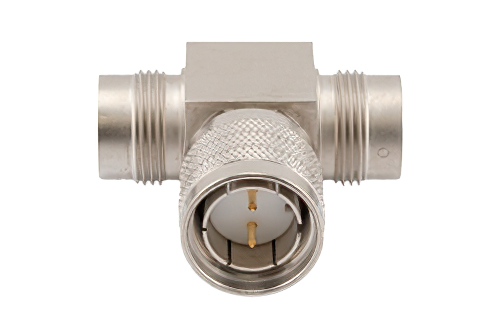 95 Ω 3/4インチ-20二軸「T字」アダプタ、メス-オス-メス