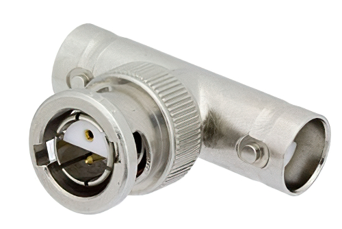 78 Ω BNC二軸「T字」アダプタ、ジャック-プラグ-ジャック