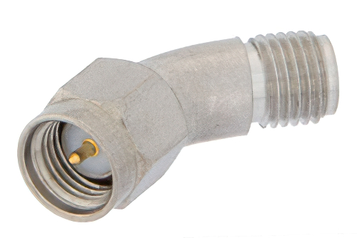 SMA オス 〜 SMA メス 45度角アダプタ