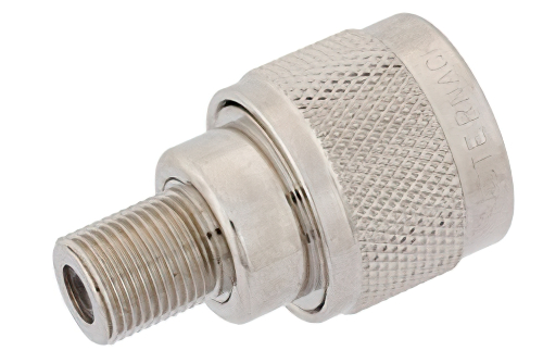 75 Ω N オス 〜 75 Ω F メス アダプタ