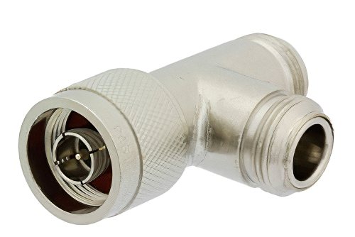 N 「T字」アダプタ、オス-メス-メス