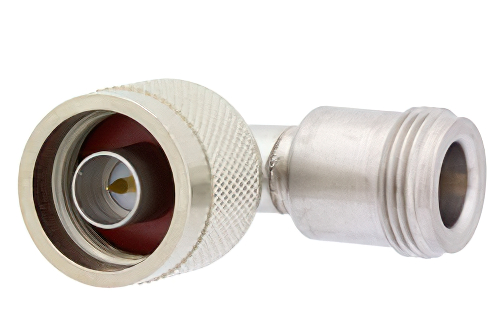 プレシジョン N オス 〜 N メス 曲げ直角アダプタ