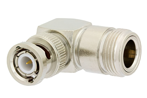 N メス 〜 BNC オス 直角アダプタ