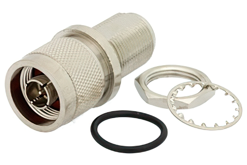 N オス 〜 N メス バルクヘッドマウントアダプタ