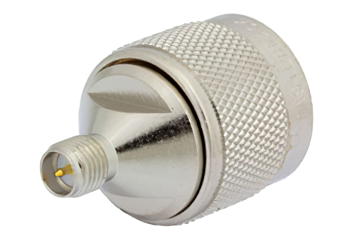 逆極性 SMA メス 〜 N オス アダプタ