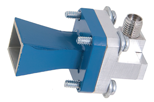 標準ゲインホーン; 導波管サイズ WR51, 10 dB ゲイン, SMA メス