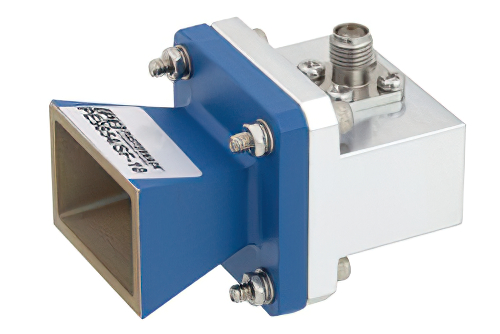 標準ゲインホーン; 導波管サイズ WR62, 10 dB ゲイン, SMA メス