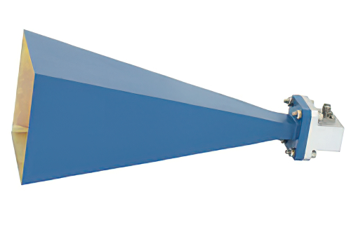 標準ゲインホーン; 導波管サイズ WR75, 20 dB ゲイン, SMA メス