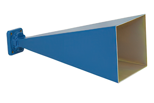 WR-75 導波管ゲインホーンアンテナ、10 GHz 〜 15 GHz 、公称 20 dBi ゲイン、方形 フランジ