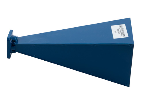 WR-75 標準 導波管ホーン, スクエアカバーフランジ, 20 dBi 公称利得,動作周波数 10 GHz ～ 15 GHz 周波数範囲