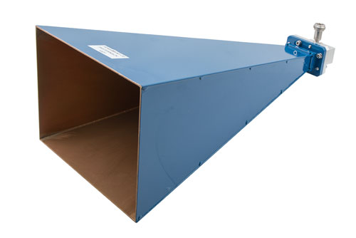 WR-137 標準 ゲインホーンアンテナ 動作周波数 5.85 GHz ～ 8.2 GHz, 20 dBi 公称利得,  N型 メス 入力コネクタ, ProLine