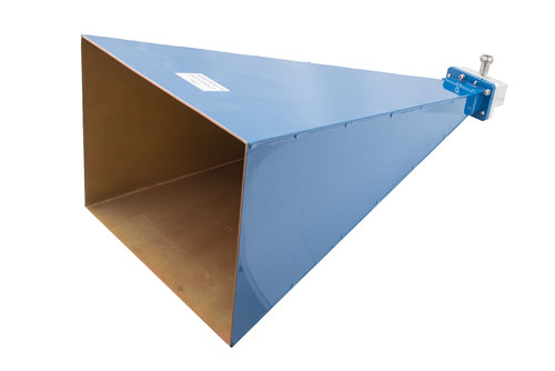 WR-159 標準 ゲインホーンアンテナ 動作周波数 4.9 GHz ～ 7.05 GHz, 20 dBi 公称利得,  N型 メス 入力コネクタ, ProLine