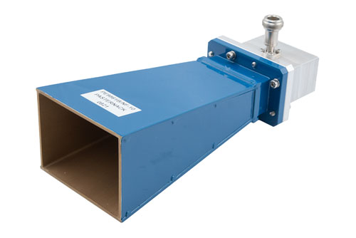 WR-187 標準 ゲインホーンアンテナ 動作周波数 3.95 GHz ～ 5.85 GHz, 10 dBi 公称利得,  N型 メス 入力コネクタ, ProLine