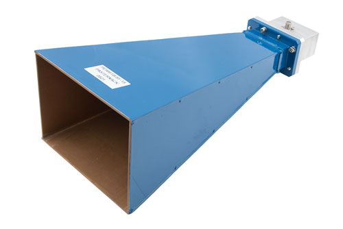 WR-187 標準ゲインホーンアンテナ, 3.95 GHz ～ 5.85 GHz, 15 dBi Nominal 利得, SMA メス 入力 コネクタ, ProLine