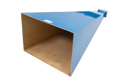 WR-284 導波管 標準 ゲインホーンアンテナ 動作周波数 2.6 GHz ～ 3.95 GHz, 公称値 20 dB 利得,  SMA メス 入力