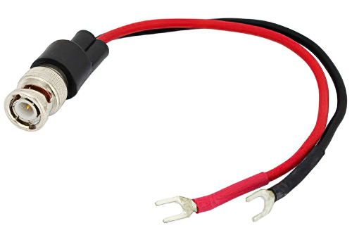 ブレイクアウト アセンブリ: BNCオス から絶縁U字端子