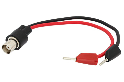 ブレイクアウト アセンブリ: BNCメス からスタッキングチッププラグ