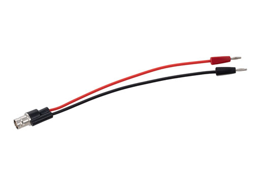 ブレイクアウト アセンブリ: BNCメス から小型スタッキングバナナプラグ