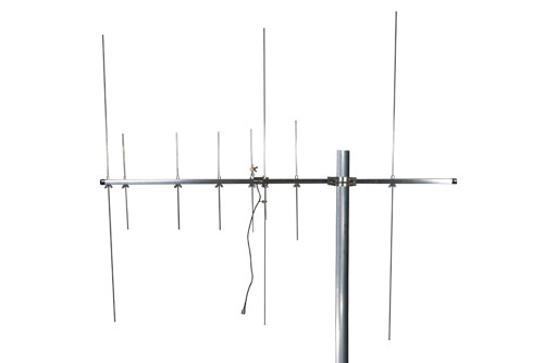 アルミ合金製, Yagi アンテナ, 144 ～ 148 MHz, 300 ～ 450 MHz, 9.5/11.5 dBi, N メス, 垂直偏波, 1 ポート数, 1.5 VSWR