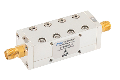 Low Pass Harmonic Filter, 2500 to 6000 MHz, C Band, 50 W Pin, > 20