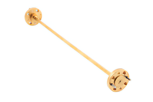 WR-5 直管導波管セクション 6 インチ長、UG-387/U-Mod 円形フランジ、140 GHz 〜 220 GHz