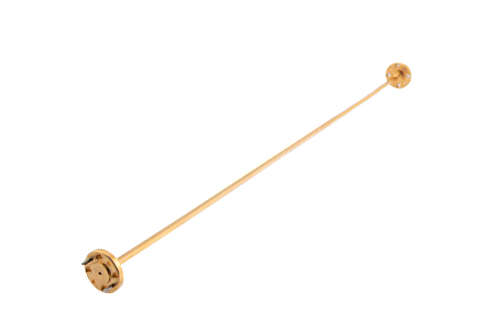 WR-6 直管導波管セクション 12 インチ長、UG-387/U-Mod 円形フランジ、110 GHz 〜 170 GHz