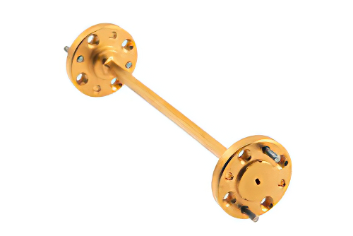 WR-6 直管導波管セクション 3 インチ長、UG-387/U-Mod 円形フランジ、110 GHz 〜 170 GHz