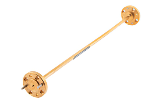 WR-6 直管導波管セクション 6 インチ長、UG-387/U-Mod 円形フランジ、110 GHz 〜 170 GHz