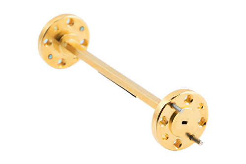 WR-8 直管導波管セクション 3 インチ長、UG-387/U-Mod 円形フランジ、90 GHz 〜 140 GHz