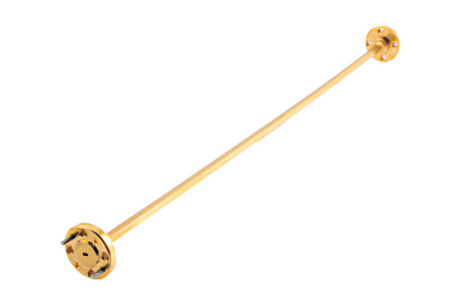 WR-8 直管導波管セクション 9 インチ長、UG-387/U-Mod 円形フランジ、90 GHz 〜 140 GHz