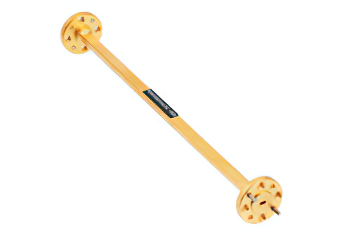 WR-10 計装グレード 直管導波管セクション 6 インチ長、UG-387/U-Mod 円形フランジ、75 GHz 〜 110 GHz