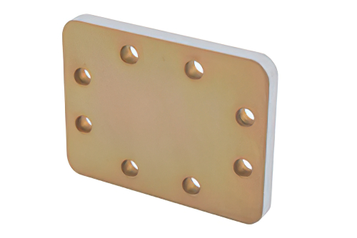 WR-159 導波管 ショートプレート、CPR-159F フランジ、7mm アルミニウム