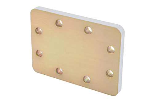 WR-187 導波管 ショートプレート、CPR-187F フランジ、7mm アルミニウム